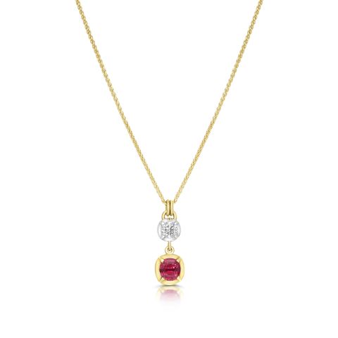 Lovestruck Collection: Ruby & Diamond Pendant