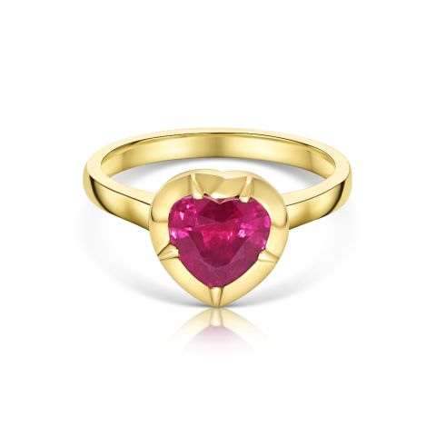 Lovestruck Collection: Ruby Heart Ring