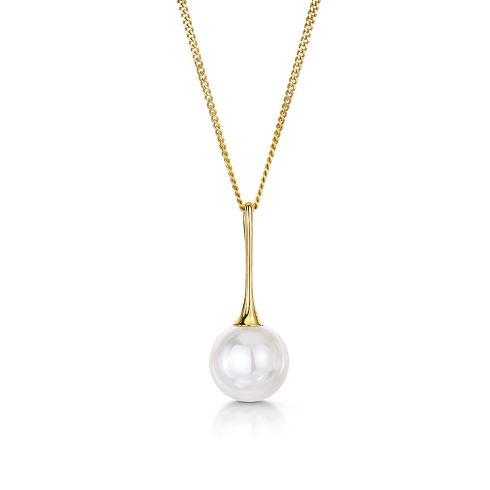 18ct Yellow Gold Pearl Pendant