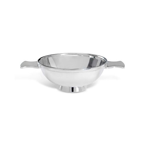 Sterling Silver Three Inch Plain Handle Plain Finish Quaich