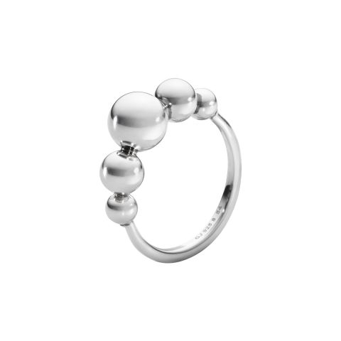 Georg Jensen Oxidised Sterling Silver Moonlight Grapes Ring