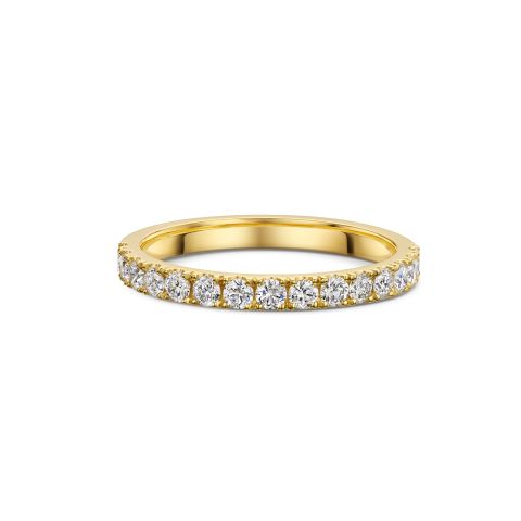 The Engagement Collection: Brilliant-Cut 2.4mm Wedding Ring in 18ct Yellow Gold
