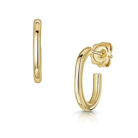 Luna Hoop Earrings in Recycled 18ct Yellow Gold