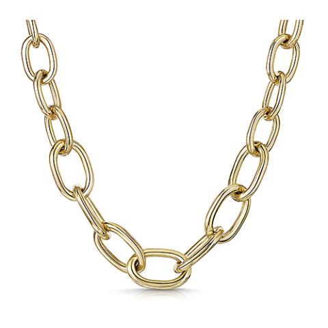 Luna Link Necklet in Recycled 18ct Yellow Gold